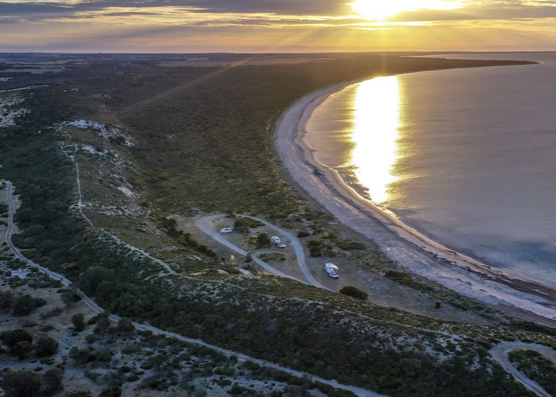 Burners Beach Bush Campground , Campsite at Point Souttar Book at